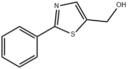 (2-苯基-5-噻唑基)甲醇 结构式