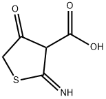 3-Thiophenecarboxylic  acid,  tetrahydro-2-imino-4-oxo-,859492-46-9,结构式