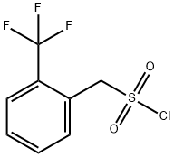 2-Trifluoromethylbenzylsulfonyl chloride Structure