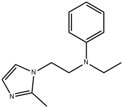 N-ethyl-N-[2-(2-methyl-1H-imidazol-1-yl)ethyl]aniline Structure
