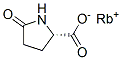 rubidium 5-oxo-L-prolinate Structure