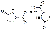 strontium bis(5-oxo-L-prolinate) 结构式