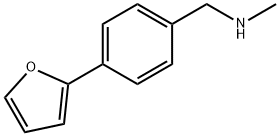 N-[4-(2-FURYL)BENZYL]-N-METHYLAMINE Structure