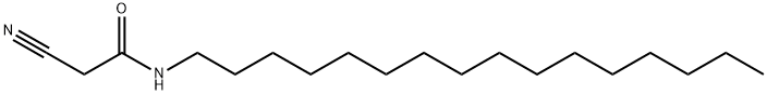 2-氰基正十六烷基乙酰胺, 85987-88-8, 结构式