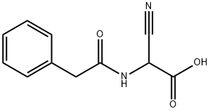 Acetic  acid,  cyano[(phenylacetyl)amino]-  (9CI),859914-45-7,结构式