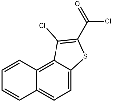 1-CHLORONAPHTHO[2,1-B]THIOPHENE-2-CARBONYL CHLORIDE Structure