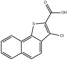 3-CHLORONAPHTHO[1,2-B]THIOPHENE-2-CARBOXYLIC ACID 结构式