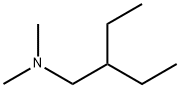 2-ethyl-N,N-dimethylbutylamine Structure