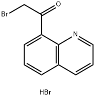 8-(2-溴代乙酰基)喹啉氢溴酸盐, 859962-48-4, 结构式