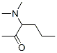 2-Hexanone, 3-(dimethylamino)- (9CI) 化学構造式