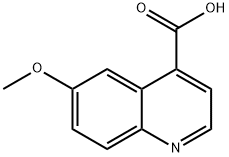 6-甲氧基-4-羧酸喹啉,86-68-0,结构式