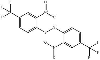 4,4'-双(三氟甲基)-2,2'-二硝基二苯基二硫醚,860-39-9,结构式