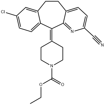 860010-31-7 4-(8-Chloro-2-cyano-5,6-dihydro-11H-benzo[5,6]cyclohepta[1,2-b]pyridin-11-ylidene)-1-piperidinecarboxylic Acid Ethyl Ester
