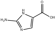 2-氨基-1H-咪唑-4-羧酸, 860011-60-5, 结构式