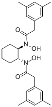 N,N′-(1R,2R)-1,2-环己二基双[Α-(3,5-二甲苯基)-N-羟基-3,5-二甲基-苯乙酰胺], 860036-27-7, 结构式