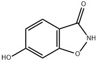 6-ヒドロキシ-1,2-ベンゾイソオキサゾール-3(2H)-オン 化学構造式