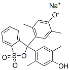 4,4'-(3H-2,1-benzoxathiol-3-ylidene)bis[2,5-xylenol] S,S-dioxide, monosodium salt,86014-81-5,结构式