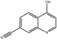 4-HYDROXY-7-CYANOQUINOLINE Struktur