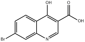 7-溴-4-羟基喹啉-3-甲酸,860205-92-1,结构式
