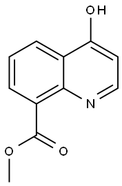 4-氧代-1,4-二氢-喹啉-8-羧酸甲酯,860206-84-4,结构式