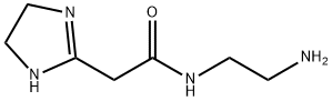 1H-Imidazole-2-acetamide,  N-(2-aminoethyl)-4,5-dihydro- 化学構造式