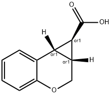 (1R,1aR,7bS)-1,1a,2,7b-tetrahydrocyclopropa[c]chroMene-1-carboxylic acid Structure