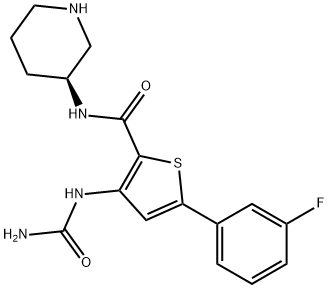 AZD7762 化学構造式