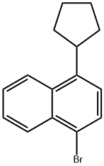 1-broMo-4-cyclopentyl-naphthalene,860394-97-4,结构式