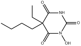 5-Butyl-5-ethyl-1-hydroxy Barbituric Acid Structure