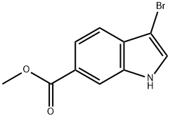 METHYL 3-BROMOINDOLE-6-CARBOXYLATE Structure