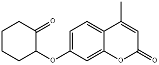 4-METHYL-7-(2-OXO-CYCLOHEXYLOXY)-CHROMEN-2-ONE,86048-54-6,结构式