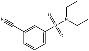 3-cyano-N,N-diethylbenzenesulfonamide Structure