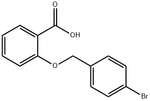 Benzoic acid, 2-[(4-broMophenyl)Methoxy]-|2-(4-溴苄基)氧基苯甲酸