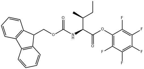 FMOC-ILE-OPFP 化学構造式