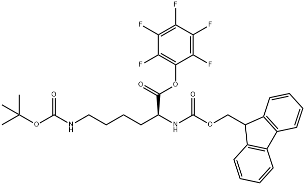 FMOC-LYS(BOC)-OPFP Structure