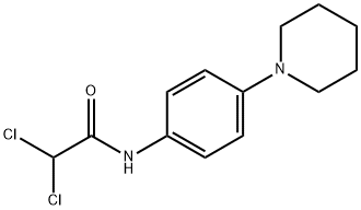 2,2-dichloro-N-(4-piperidinophenyl)acetamide Structure