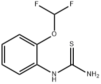 N-[2-(difluoromethoxy)phenyl]thiourea,860610-10-2,结构式