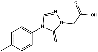 1H-1,2,4-Triazole-1-acetic acid, 4,5-dihydro-4-(4-Methylphenyl)-5-oxo-|4,5-二氢-4-(4-甲基苯基)-5-氧代-1H-1,2,4-三唑-1-乙酸