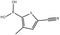 5-CYANO-3-METHYLTHIOPHENE-2-BORONIC ACID Structure