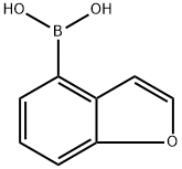 苯并呋喃-4-基硼酸,860625-79-2,结构式