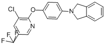 2-(4-([3-CHLORO-5-(TRIFLUOROMETHYL)-2-PYRIDINYL]OXY)PHENYL)ISOINDOLINE 结构式