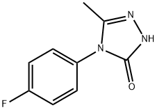 4-(4-氟苯基)-2,4-二氢-5-甲基-3H-1,2,4-三唑-3-酮,860650-96-0,结构式