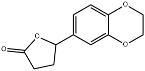 2(3H)-Furanone,  5-(2,3-dihydro-1,4-benzodioxin-6-yl)dihydro-,860689-19-6,结构式