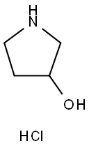 3-羟基吡咯烷盐酸盐 结构式