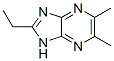 1H-Imidazo[4,5-b]pyrazine,  2-ethyl-5,6-dimethyl- Structure