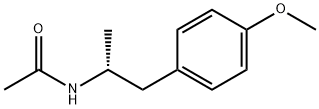 AcetaMide, N-[(1R)-2-(4-Methoxyphenyl)-1-Methylethyl]- Structure