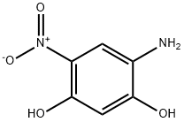 4-AMINO-6-NITRORESORCINOL HYDROCHLORIDE Structure