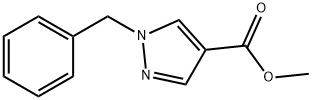 1-BENZYL-1H-PYRAZOLE-4-CARBOXYLIC ACID METHYL ESTER 化学構造式