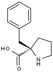 (R)-2-苄基-DL-脯氨酸盐酸盐, 86116-84-9, 结构式