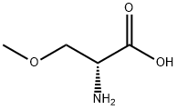 (R)-2-氨基-3-甲氧基丙酸, 86118-11-8, 结构式